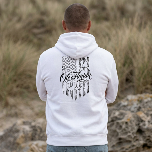 Solar Hoodie — Florida Piranha Fish Graphic Hooded Sweatshirt