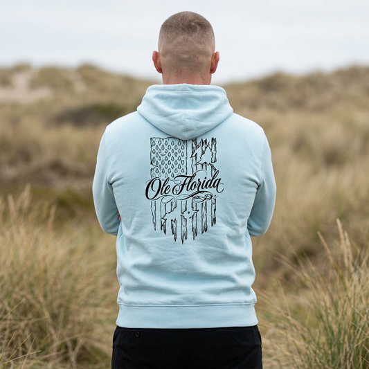 Solar Hoodie — Florida Piranha Fish Graphic Hooded Sweatshirt