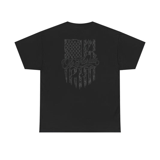 Flag Graphic Tee- Black