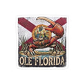 Ole Florida Crab Sticker — Die-Cut Outdoor Vinyl
