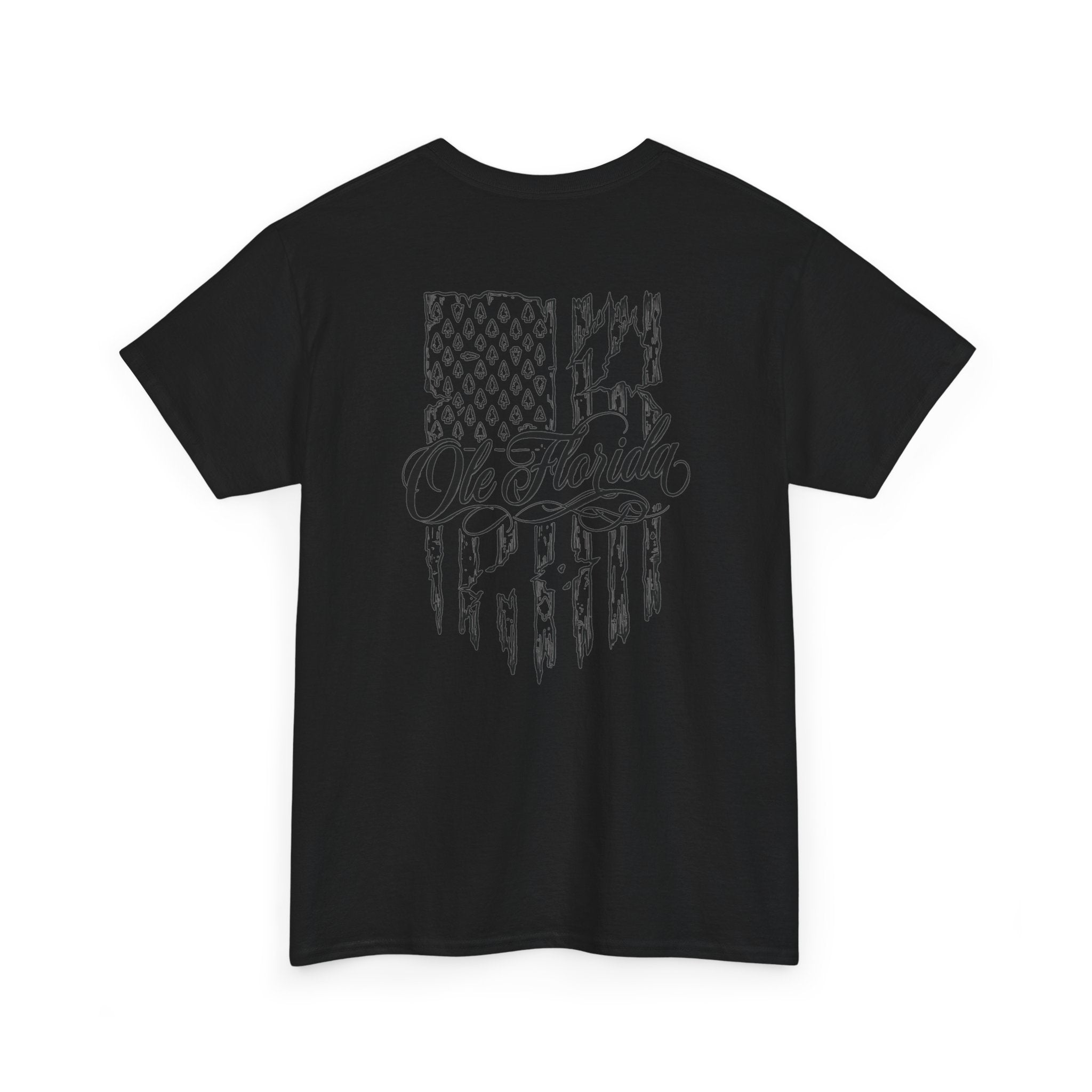 Flag Graphic Tee- Black